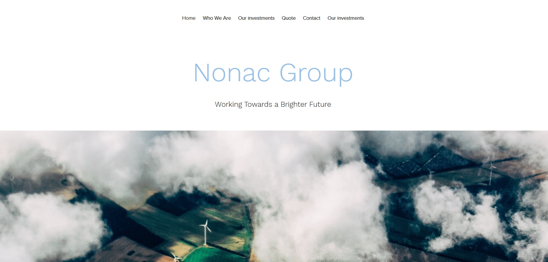Nonac website before OneClick transformation